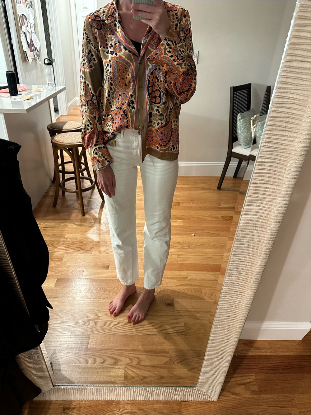 Zara patterned shirt